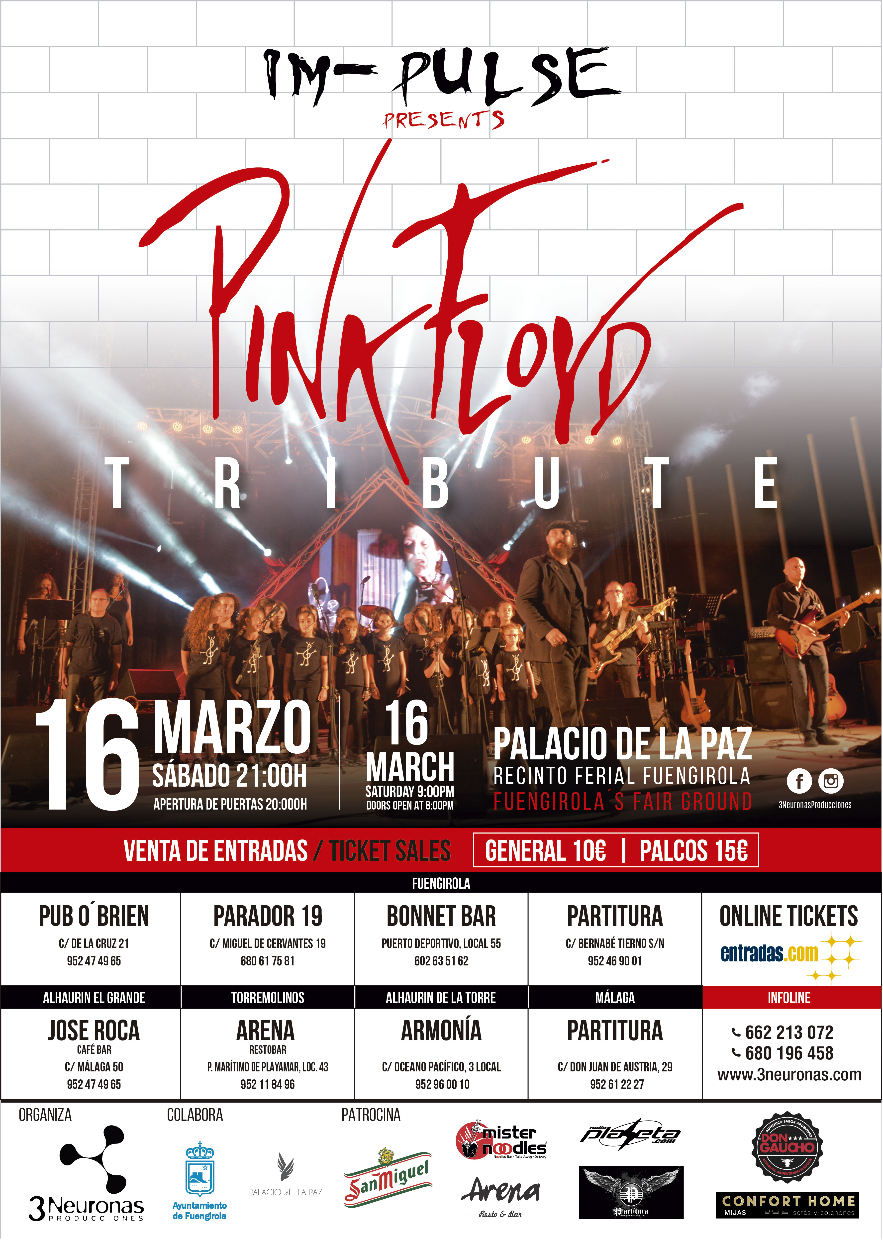 IMPULSE presenta Tributo Pink Floyd. Fuengirola