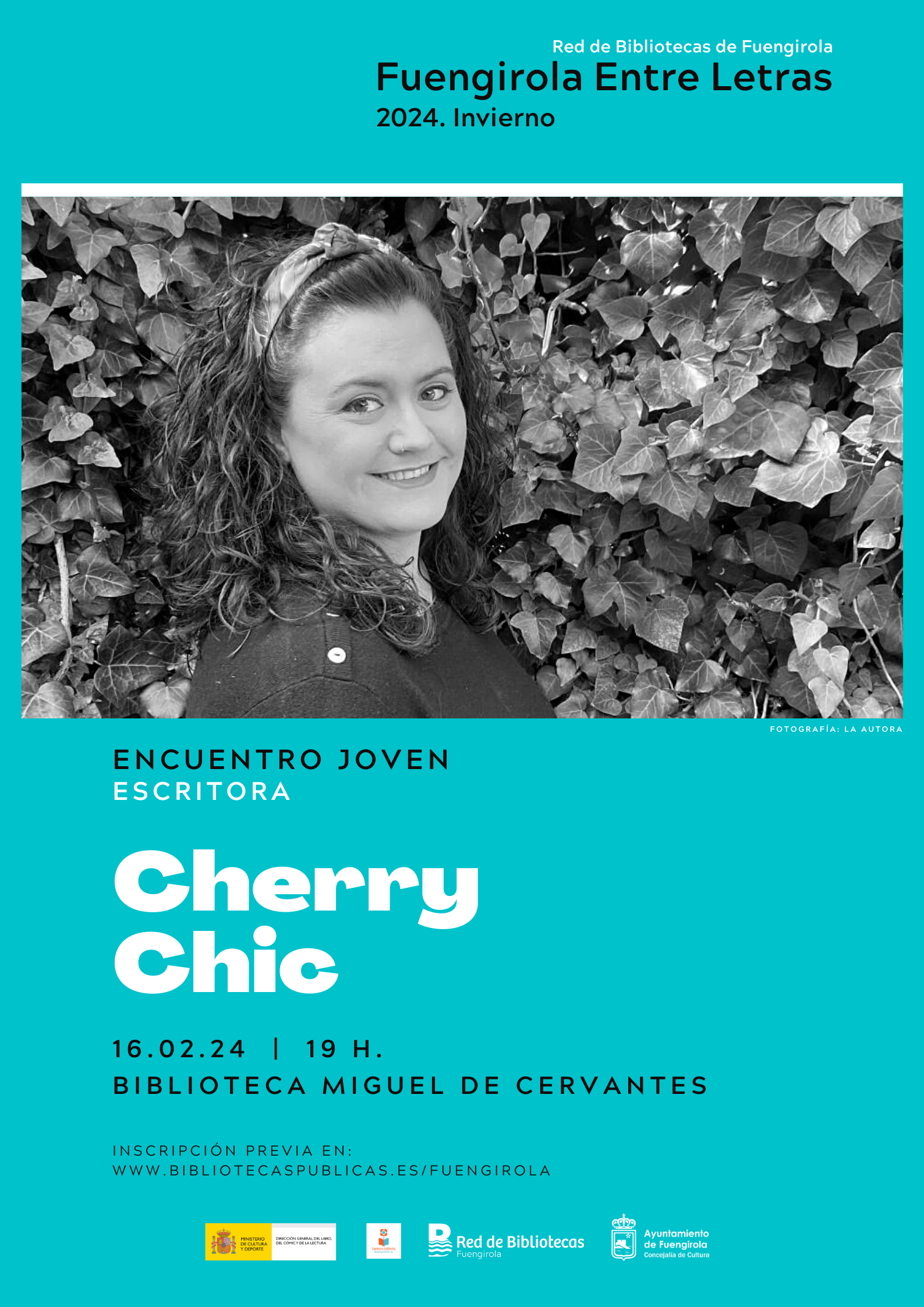 ENCUENTRO CON LA ESCRITORA CHERRY CHIC. Fuengirola Entre Letras - Fuengirola