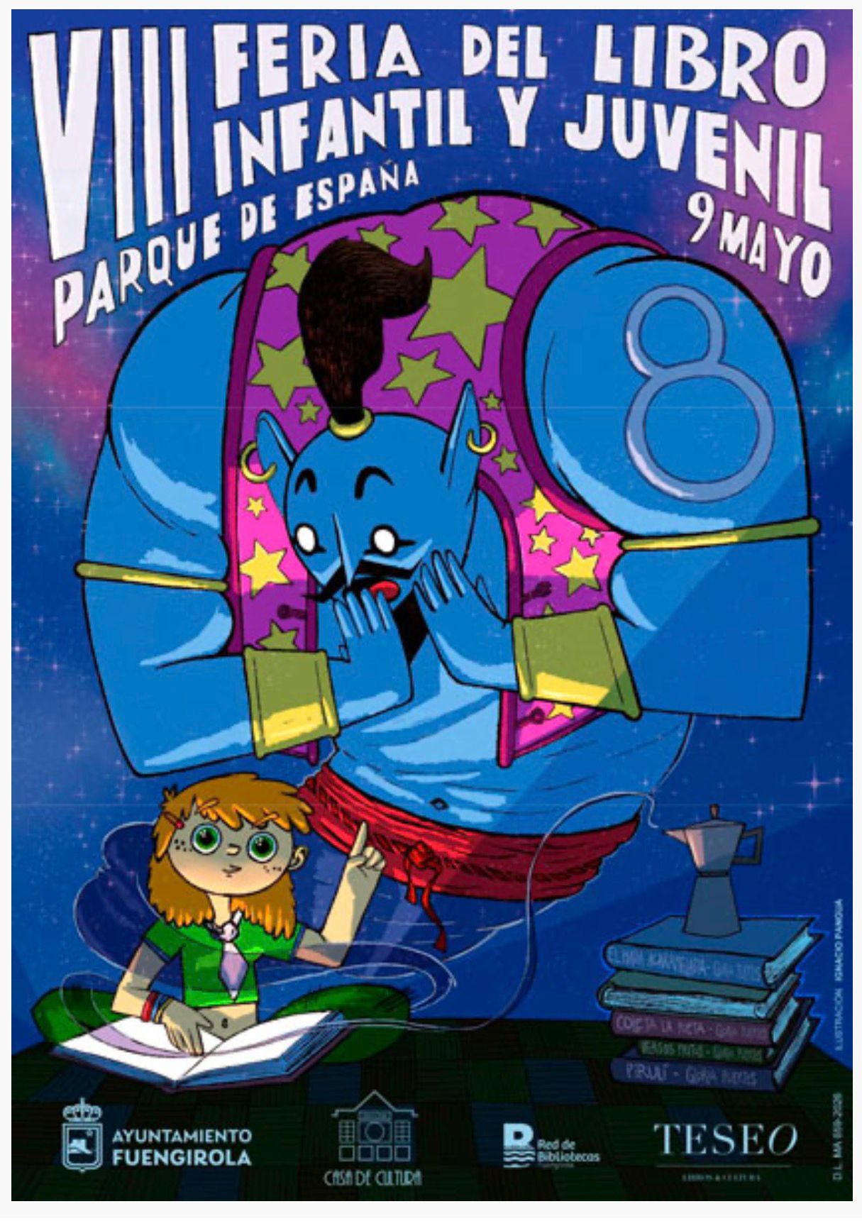 Cartel VIII Feria del Libro Infantil y Juvenil